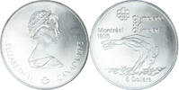 Canada 5 Dollars Coin, Elizabeth II, Platform Diver, Silver -