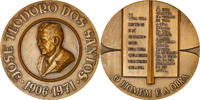 Portugal Medal Jose Teodoro dos Santos, Leonel, Bronze -