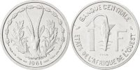 West African States Franc Coin, Aluminum, KM:E3 -
