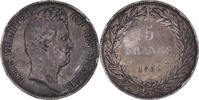 France 5 Francs Coin, Louis-Philippe, Rouen, Silver -