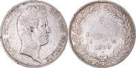 France 5 Francs Coin, Louis-Philippe, Rouen, Silver -