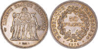 France 50 Francs Coin, Hercule, Avers 20 francs, Silver -
