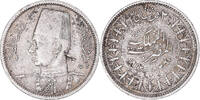 Egypt 2 Piastres Coin, Farouk, British Royal Mint, Silver -