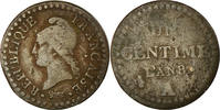 France Centime Coin, Dupré, Paris, Bronze, KM:646 -