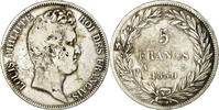 France 5 Francs Coin, Louis-Philippe, Paris, Silver, KM:738 -
