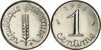France Centime Coin, Épi, Paris, Stainless Steel, KM:928, Le -