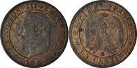 France Centime Coin, Napoleon III, Napoléon III, Strasbourg -