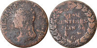 France 5 Centimes Coin, Dupré, Geneva, Bronze, KM:640.6 -