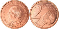 Vatican 2 Euro Cent Jean-Paul II, Rome, Copper Plated Steel -