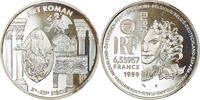 France 6.55957 Francs Coin, Europa - L'art roman, Paris, Proof -