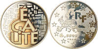 France 6.55957 Francs Coin, Egalité, Paris, Proof, Silver -