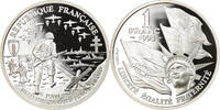 France Franc Coin, Paris, Proof, Silver, KM:1014 -