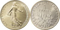 France Franc Coin, Semeuse, Paris, Nickel, KM:925.1 -