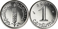 France Centime Coin, Épi, Paris, Stainless Steel, KM:928 -