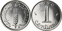 France Centime Coin, Épi, Paris, Stainless Steel, KM:928 -