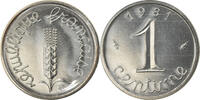 France Centime Coin, Épi, Paris, Stainless Steel, KM:928 -