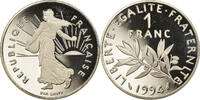 France Franc Coin, Semeuse, Paris, Proof, Nickel, KM:925.2 -