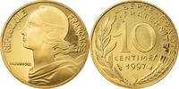 France 10 Centimes Coin, Marianne, Paris, Proof -
