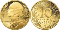 France 10 Centimes Coin, Marianne, Paris, Proof -