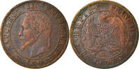 France Centime Coin, Napoleon III, Napoléon III, Strasbourg -