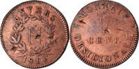 FRENCH STATES 5 Centimes Coin, ANTWERP, Anvers, Bronze -