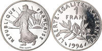 France Franc Coin, Semeuse, Paris, Proof, Nickel, KM:925.2 -