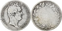 France 5 Francs Coin, Louis-Philippe, Lille, Silver -