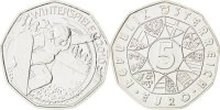 Austria 5 Euro Silver, KM:3192 -