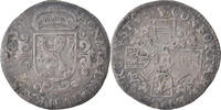 Spanish Netherlands 5 sols Robustus Coin, Philip II, Antwerp, Extremely -