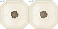 France 1/4 Franc Coin, Charles X, Rouen, GENI, AU58, Silver -