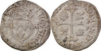 France Douzain aux deux H Coin, Henri IV, Lyon, Billon -