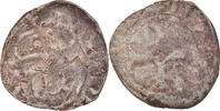 France Double Tournois Coin, Jean II le Bon, Uncertain Mint, Billon -