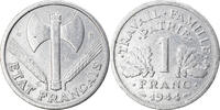 France Franc Coin, Bazor, Castelsarrasin, Petit C, Aluminum -