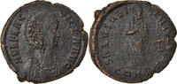 Maiorina pecunia Coin, Aelia Flaccilla, Constantinople, Copper -
