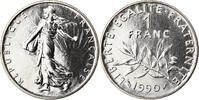 France Franc Coin, Semeuse, FDC, Nickel, KM:925.1 -