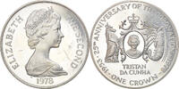 Tristan Da Cunha Crown Coin, Elizabeth II, Pobjoy Mint -