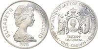 Tristan Da Cunha Crown Coin, Elizabeth II, Pobjoy Mint -
