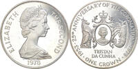 Tristan Da Cunha Crown Coin, Elizabeth II, Pobjoy Mint -