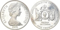 Tristan Da Cunha Crown Coin, Elizabeth II, Pobjoy Mint -
