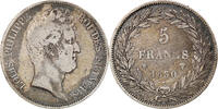 France 5 Francs Coin, Louis-Philippe, Lille, Silver -
