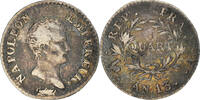 France 1/4 Franc Coin, Napoléon I, Paris, Silver, KM:654.1 -