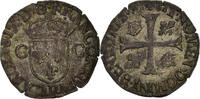France Douzain aux deux C Coin, Charles IX, Dijon, Billon -