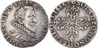 French States 1/2 Franc Coin, FRENCH STATES, ORANGE, Philippe-Guillaume de Nassau -