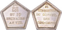 France Medaille Consulat, Commission du Conseil des Cinq-Cents, 19 Brumaire An -