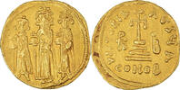 Solidus Coin, Byzantine Empire (Eastern Roman Empire), Heraclius, Heraclius Constantine -
