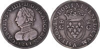 France 1/2 Teston Coin, Charles IX, Piéfort, Paris, Silver -