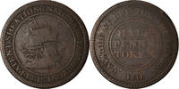 Great Britain Halfpenny Token token, Gloucestershire, Copper -