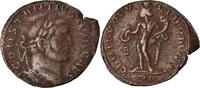 Follis Coin, Constantius I, Lyon - Lugdunum, Billon, RIC:53a -