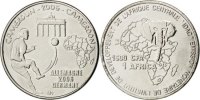 Cameroon 1500 CFA Francs-1 Africa Coin, Nickel Plated Iron -