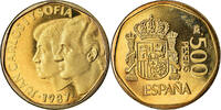 Spain 500 Pesetas Coin, Juan Carlos I, Madrid, Proof -
